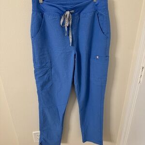 Fig Scrub Pant Ceil Blue Skinny Yola